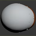 Weapon Helmet With White Body Orange Edge Stitching And Metal Rivets