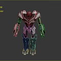 Mech Warrior Mech Soldier Machine Battlearm Mechanical Battlearm Machine Fighter Robot 3d model