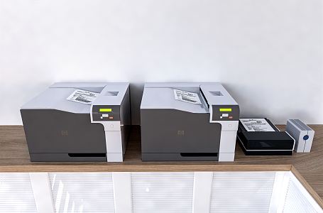 modern printer copier scanner 3d model