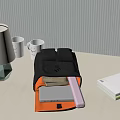 Stylish Modern Bathroom Accessories Set With Ceramic Soap Dish And Toothbrush Holder