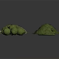 Assorted Fresh Green Vegetables Including Broccoli Asparagus and Leafy Greens on White Background