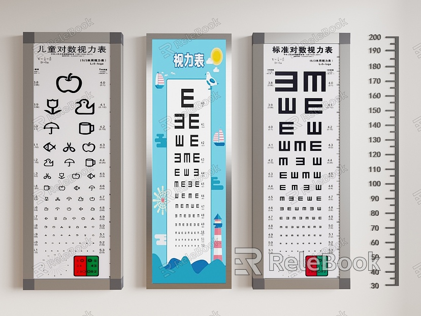 visual acupoint chart model