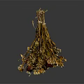 Natural Dried Flower Bouquet With Mixed Colors And Decorative Dried Stems