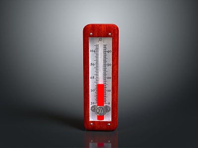 Thermometer Thermostat Game Item 3d model