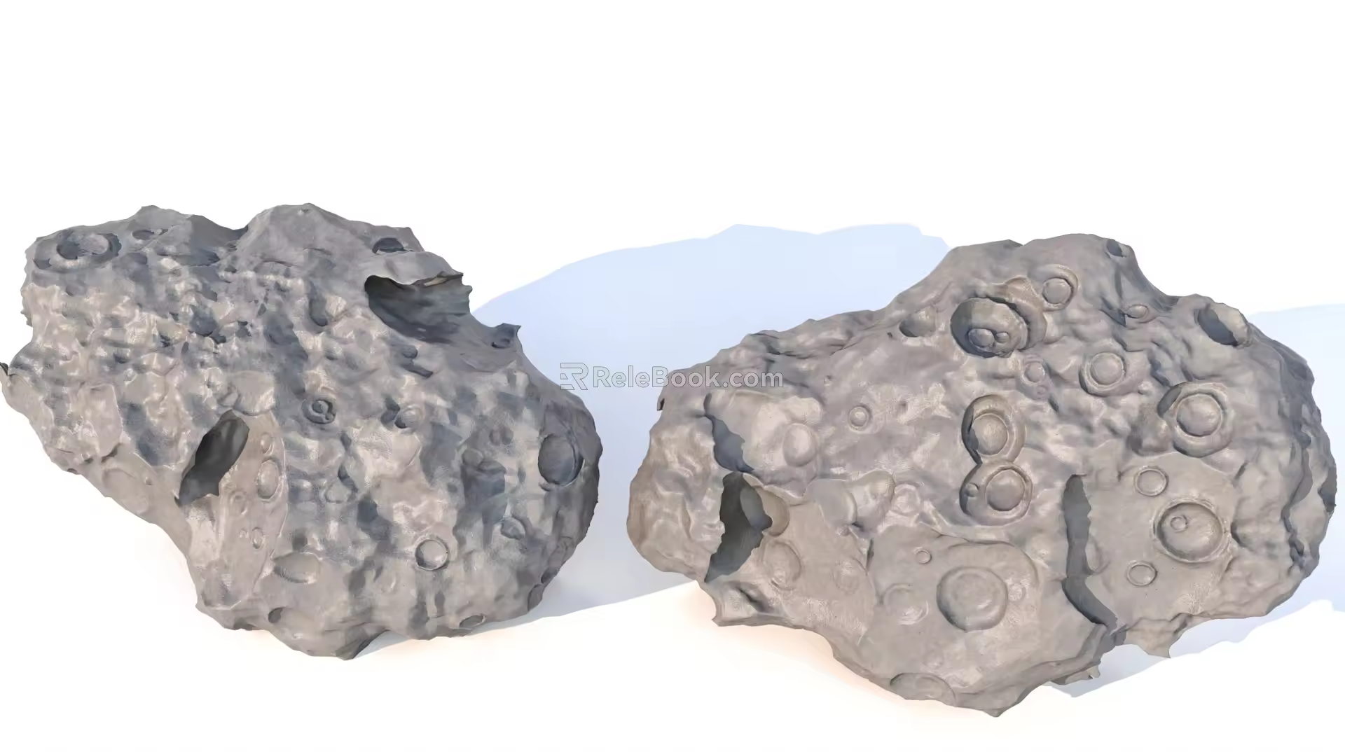 asteroid meteorite 3d model