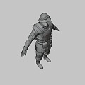 Weapon Soldier Uniform 3d model