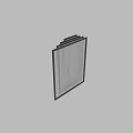 Textured Glass Hinged Door Available in 250x300mm 200x300mm 150x300mm 100x300mm Sizes