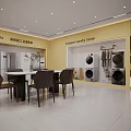 Samsung Luxury Center Shopping Mall Counter With Washing Machines Refrigerators And Display Area