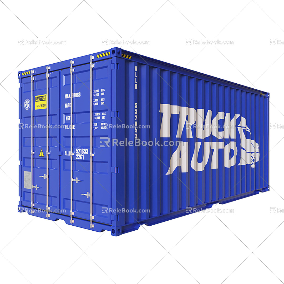 modern container 3d model