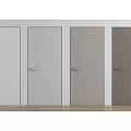 Modern Hinged Doors In Various Colors With Minimalist Design For Home Interior