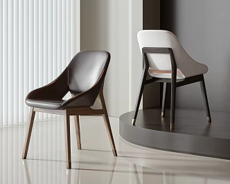 Modern Dining Chair Single Chair Dining Chair 3d model