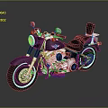 Classic Black Motorcycle With Shiny Chrome Details Black Seat And Headlight