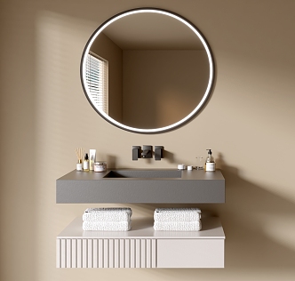 Modern Bathroom Cabinet Bathroom Basin Bathroom Ornaments 3d model