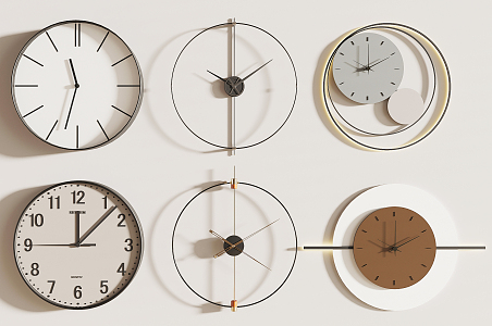 Modern Clock 3d model