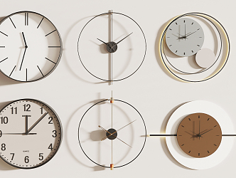 Modern Clock 3d model