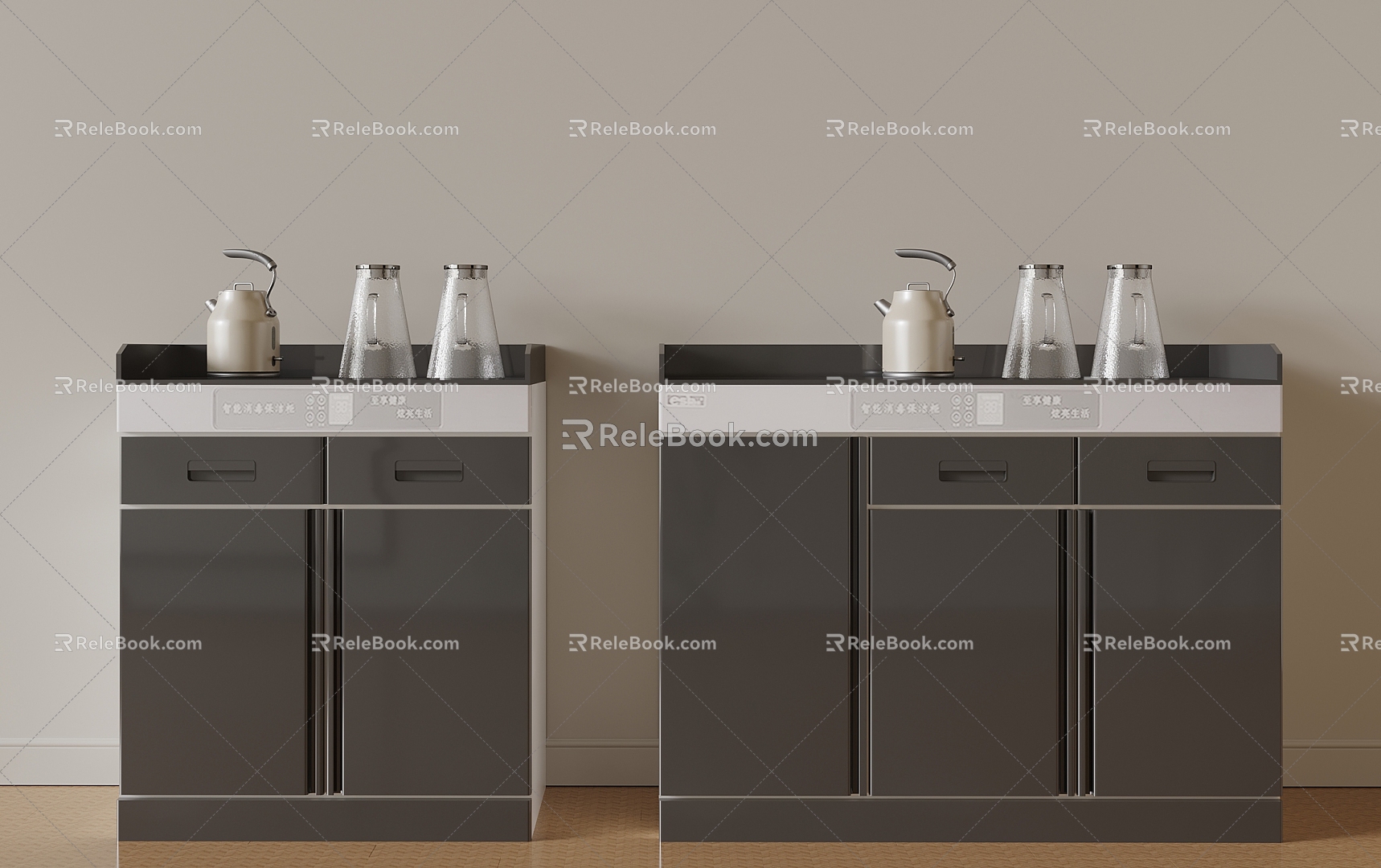 Disinfection Cabinet Tea Cabinet Food Cabinet 3d model