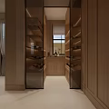 Wine Cellar Constant Temperature Wine Cellar Door Curtain Wine Cabinet Wine Rack Storage Cabinet Display Cabinet Wine Tasting Winery 3d model