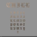Golden Alphabet Letter Hanging Decor For Home Wall Decoration