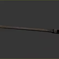 Modern pickaxe mine pickaxe cross draft steel tool 3d model