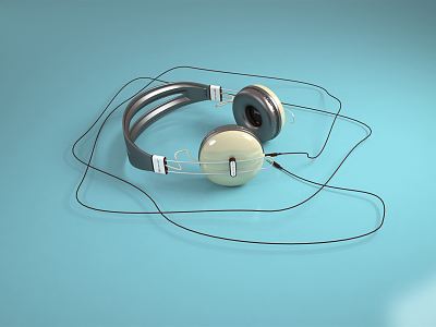 Modern headphones model