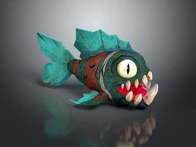 Desert Shark Monster Shark Monster Shark 3d model