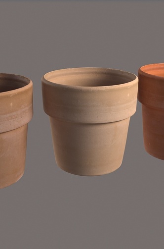 flower pottery flower pot 3d model