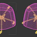 Comfortable Beige Fabric Leisure Chair with Padded Armrests Black Metal Five-Star Base and Swivel Wheels