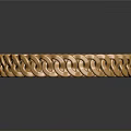 Elegant Gold Chain Bracelet With Shiny Link Design For Daily Accessory Use
