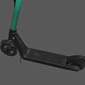 NEON Electric Scooter With Black And Teal Frame Sleek Handlebar And Durable Deck