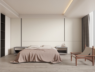 Modern Bedroom 3d model