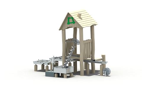 Modern Amusement Equipment 3d model