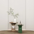 Modern Side Table Corner Table Small Coffee Table Round Table 3d model