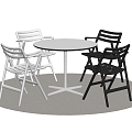 Modern Leisure Tables and Chairs Negotiation Tables and Chairs Dining Tables and Chairs 3d model