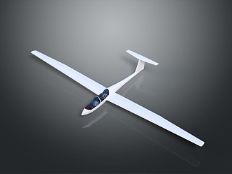 Modern Aircraft Glider Small Aircraft Small Aircraft Civilian Small Aircraft 3d model