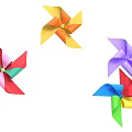 Colorful Pinwheels Photo Spot With Vibrant Colors For Check In
