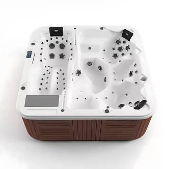 Jacuzzi Equipment Bathroom Toilet Bathtub Tank Smart Bathtub Jacuzzi 3d model