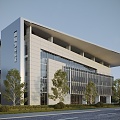 modern office building office building office building building 3d model