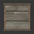 Wooden Pet House Structure With Open Entrance And Window Design Natural Wood Grain