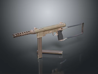 rifle semi-automatic rifle combat rifle battle rifle carbine war rifle attack rifle 3d model