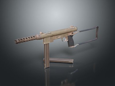 rifle semi-automatic rifle combat rifle battle rifle carbine war rifle attack rifle 3d model