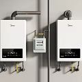 Midea Wall Mounted Water Heaters With Digital Temperature Display For Home Daily Use