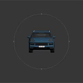 Blue Luxury Sports SUV With Sleek Exterior Design And Alloy Wheels