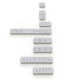 Modern socket switch socket 3d model