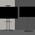 Video conference TV Mobile TV TV Stand TV Floor TV 3d model