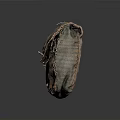 Vintage Handmade Striped Cloth Bag With Worn Texture For Traditional Household Use