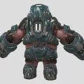 Monster Alien Cyber Giant Monster Game Characters Mutant Game Characters 3d model