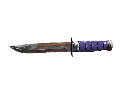 dagger weapon knife cold weapon saber 3d model