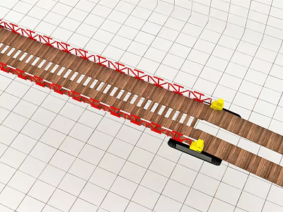 The Modern Bridge 3d model The Modern Bridge 3d model