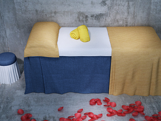 Modern massage bed 3d model