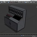 Control System Console Main Console Main Control Equipment Capacitance Cabinet Intelligent Distribution Box Electric Energy Meter Verification Device Super Realistic High Precision Video Grade 3d model